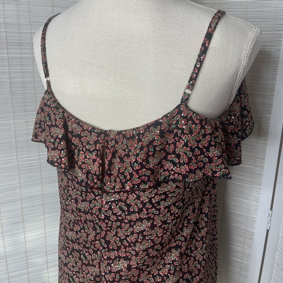 Sabina Musayev Floral Sleeveless Top Multicolor Size XS - Picture 4 of 6